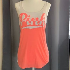 PINK Low Scoop Back Tank Top XSmall